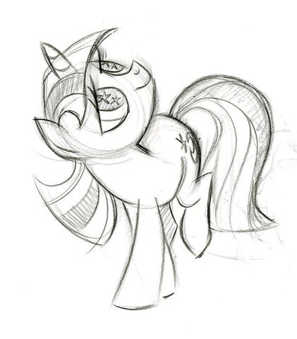 Plik:Pierwotny szkic Twilight autorstwa Lauren Faust.jpg