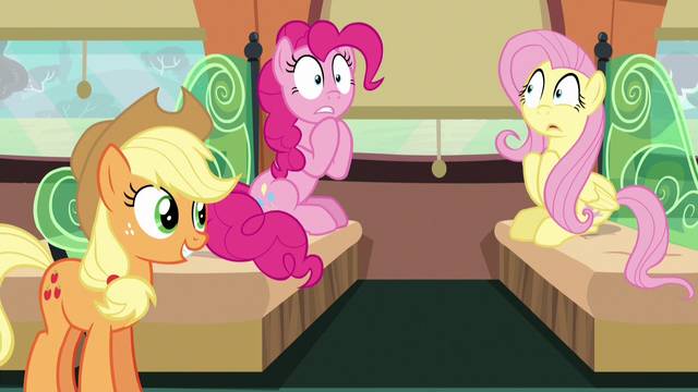File:Pinkie Pie trembling at Applejack's words S6E18.png