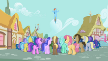 Pony Crowd Cheering S2E8.png