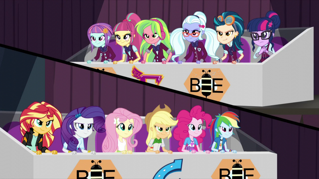 File:Wonderbolts and Shadowbolts on opposing sides EG3.png