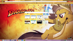 FANMADE Google Chrome background featuring Daring Do