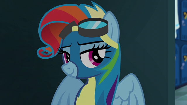 File:Rainbow Dash with Rarity's mane style S6E7.png