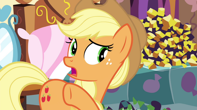 File:Applejack pointing her hoof S4E18.png