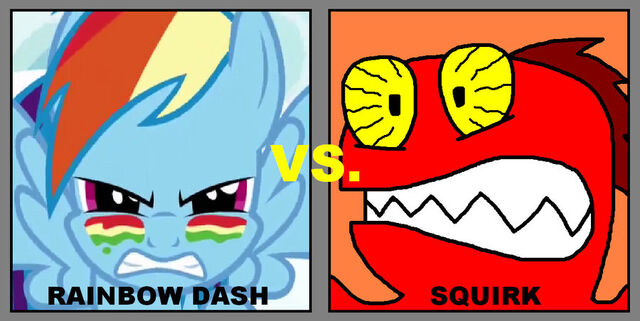 File:FANMADE Rainbow Dash vs. Squirk by ian2x4.jpg