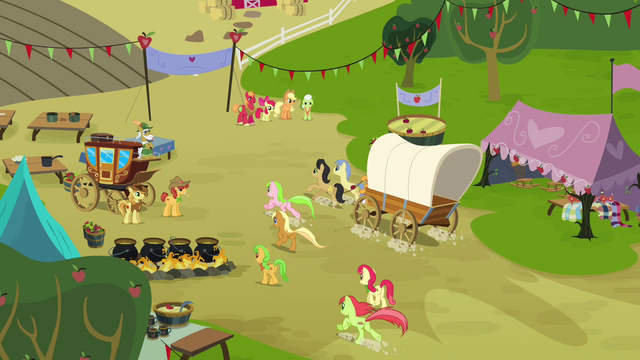 File:The Apples arriving at the reunion S3E08.png