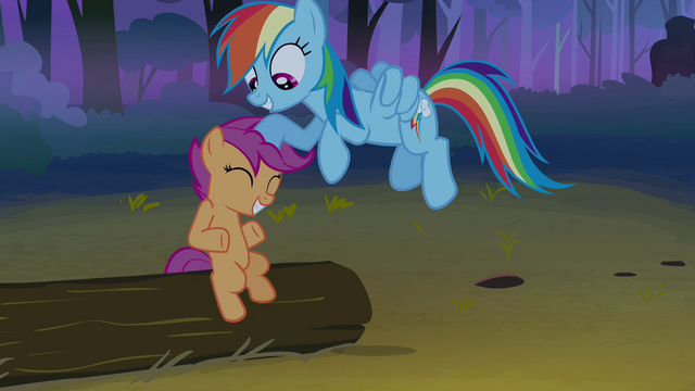 File:Rainbow Dash gives Scootaloo a noogie S3E6.png
