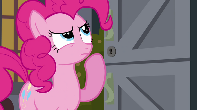 File:Pinkie Pie thinking "her? her who?" S02E18.png