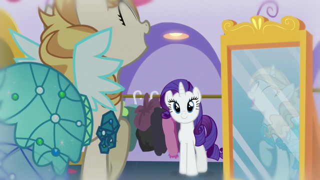 File:Rarity sees pony happy with her dress S5E14.png