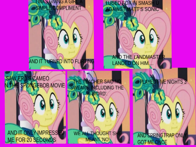 File:FANMADE MNFbKD Fluttershy meme.jpg