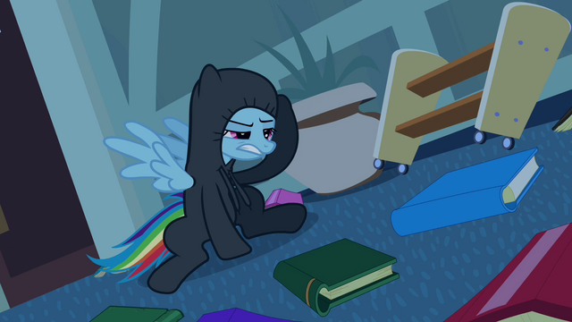 File:Rainbow Dash crashing into book trolley 2 S2E16.png
