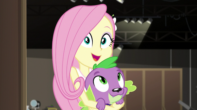 File:Fluttershy "Chestnut Magnifico is an avid supporter" EGS2.png