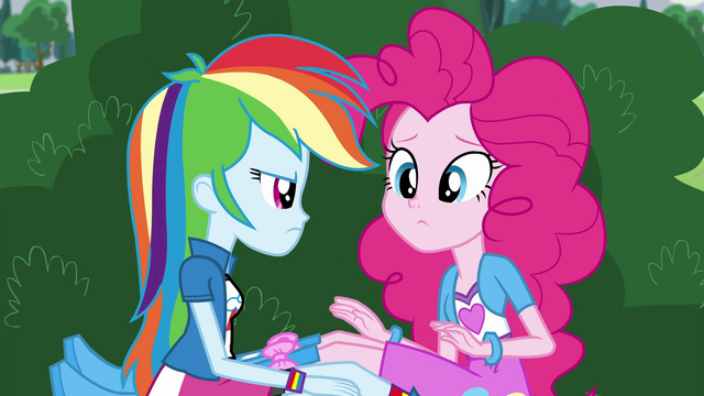 File:Pinkie Pie sniffing Rainbow Dash EG3.png