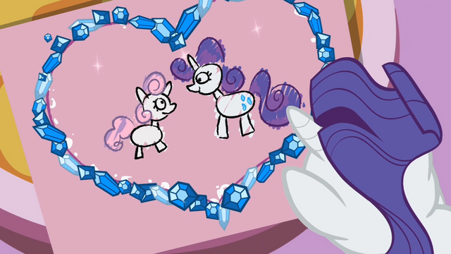 File:Rarity looking at Sweetie Belle's drawing S02E05.png