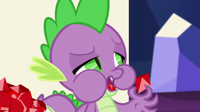 File:Spike with mouth full "come again?" S5E22.png