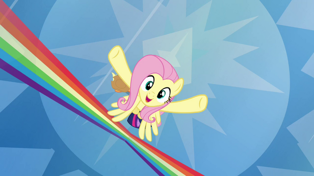 File:Fluttershy overhead shot S03E12.png