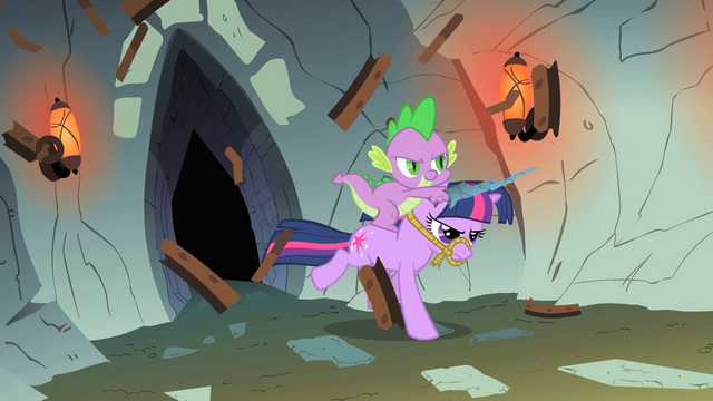 File:Spike and Twilight breaking the door S1E19.png