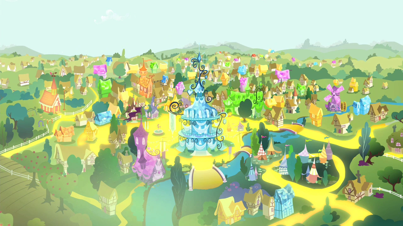 My little pony карта эквестрии
