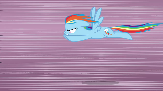 File:Rainbow Dash flying very fast S3E1.png