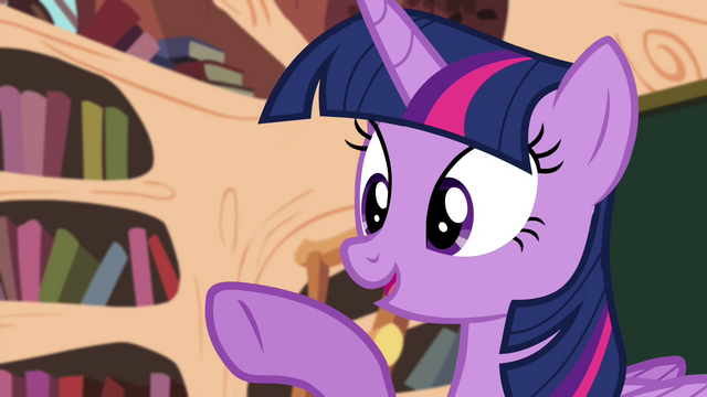 File:Twilight pointing her hoof S4E21.png