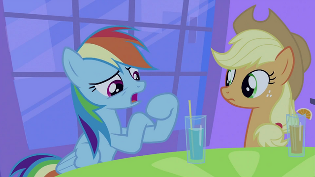 File:Rainbow Dash talking S2E25.png