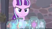 Starlight still has the Mane Six's cutie marks S5E2.png