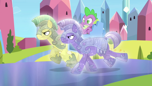 File:Spike being carried away by royal guards S4E24.png