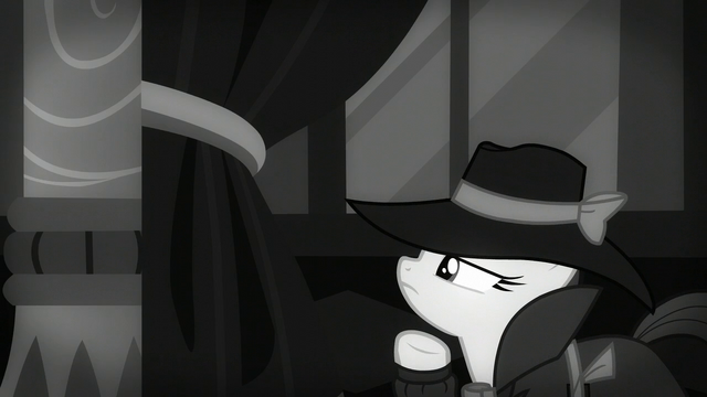 File:Rarity examining the velvet rope-holder S5E15.png