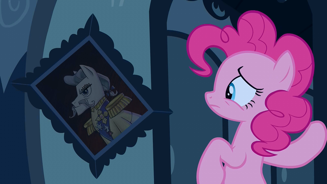 File:Pinkie Pie looking at dislodged portrait S2E24.png