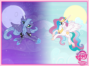 Princesa Celestia y Princesa Luna