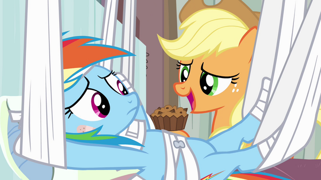 File:Applejack holding apple brown betty S4E10.png