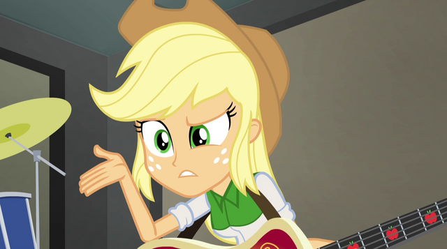 File:Applejack saying something EG2.png