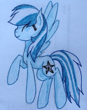 FANMADE Blue Pegasus OC