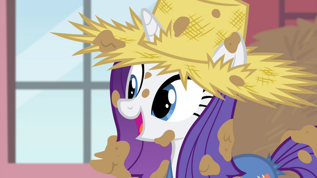File:Rarity complimenting Applejack's dress S4E13.png