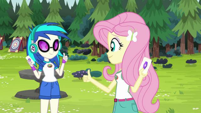 File:Fluttershy and DJ Pon-3 are tent buddies EG4.png