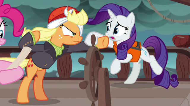 File:Pinkie snatches the map away from Applejack S6E22.png