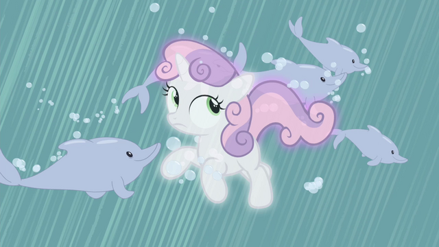 File:Sweetie Belle surrounded by dolphins S4E19.png