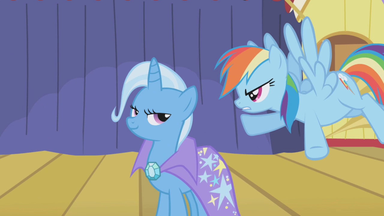 rainbow dash and trixie