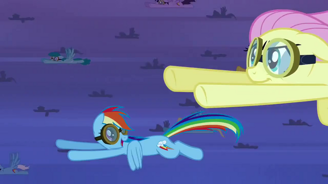 File:Rainbow Dash happy to see Fluttershy S2E22.png