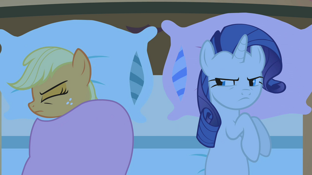 File:Rarity squinting madly at Applejack S1E8.png