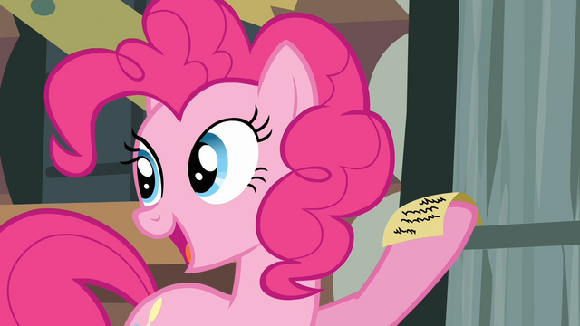 File:Pinkie Pie holding the note S4E09.png