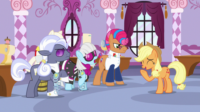 File:Photo Finish asks Applejack what is funny S7E9.png