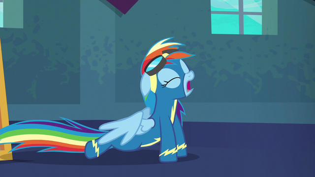 File:Rainbow Dash doing some stretches S6E7.png