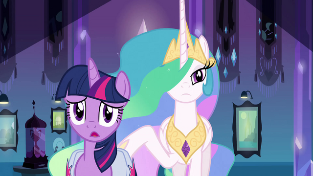 File:Princess Celestia behind Twilight EG.png