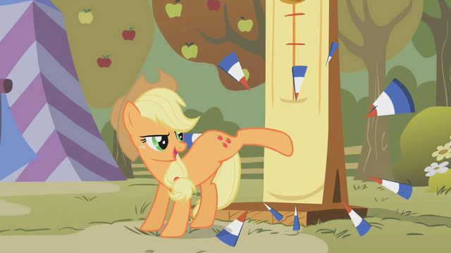 File:Applejack smashed it S01E13.png