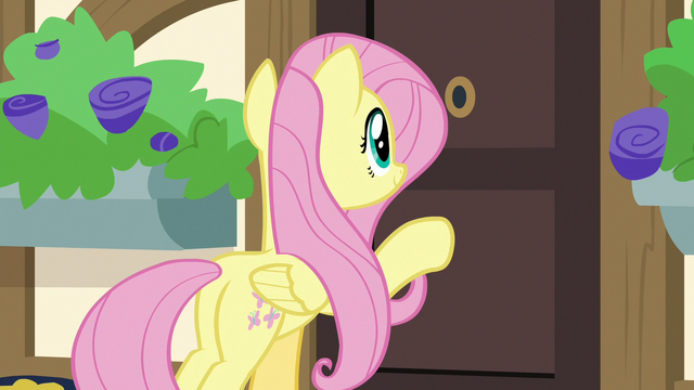 File:Fluttershy reaches Dr. Fauna's front door S7E5.png