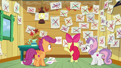 CMC with papers showing what they could do crossed out S6E4
