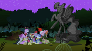 Pinkie and foals quickly donating S2E4