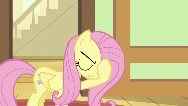 File:Fluttershy face-hoofs yet again S6E11.png