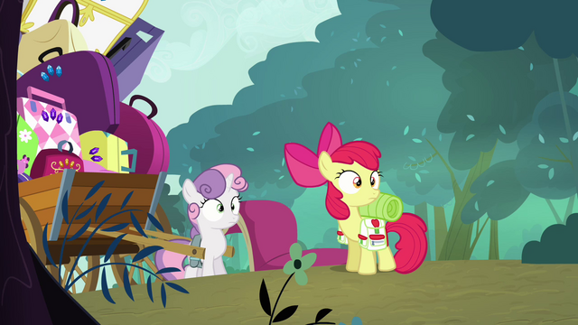 File:Apple Bloom and Sweetie Belle looking S3E06.png
