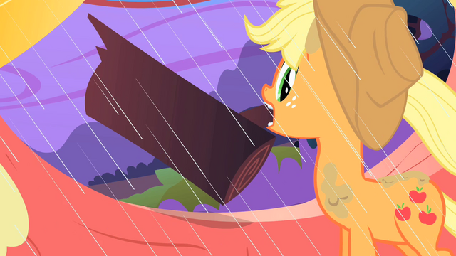 File:Applejack disposes of log carefully S1E08.png